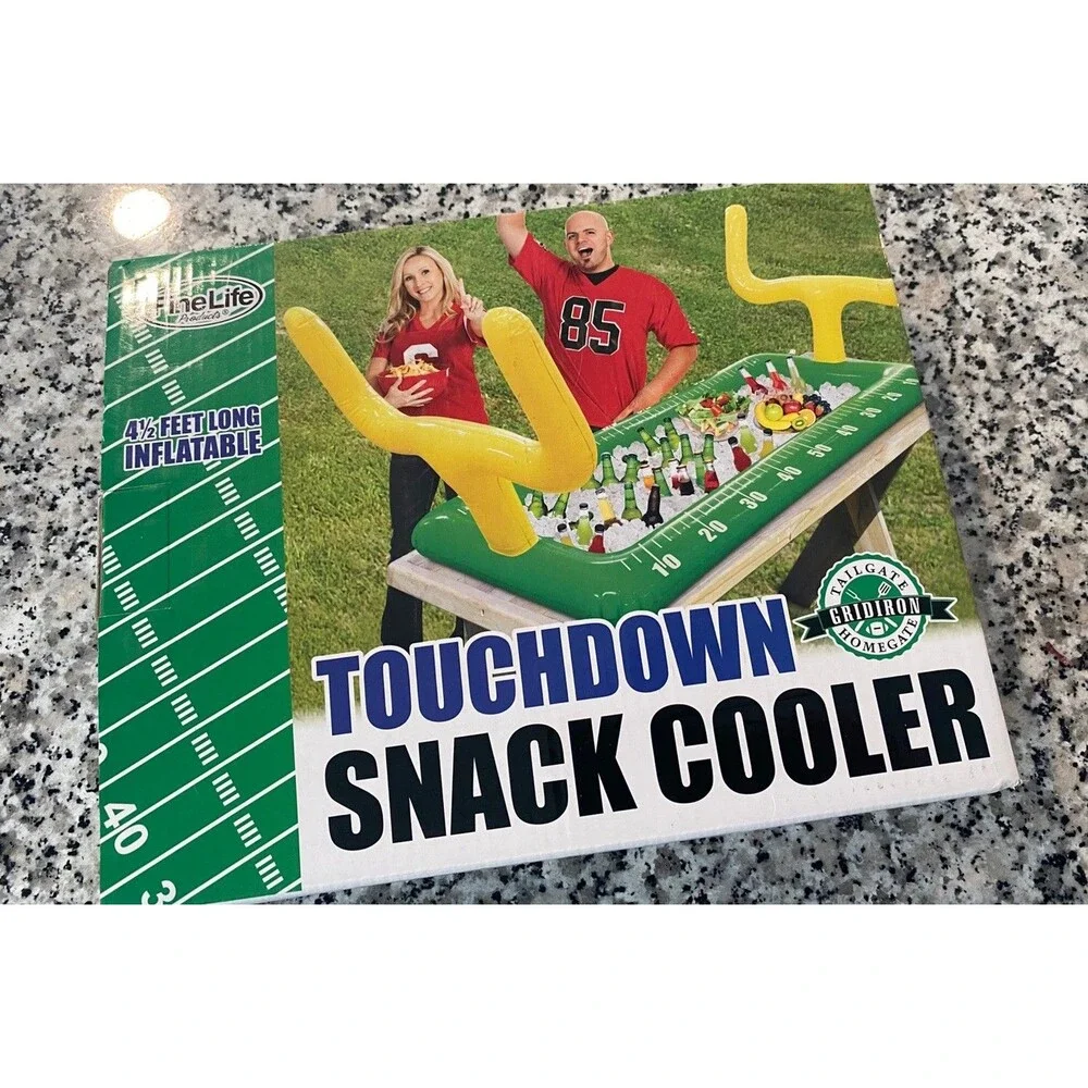 Inflatable Football Field Cooler New Tailgating Parties Super Bowl Touchdown